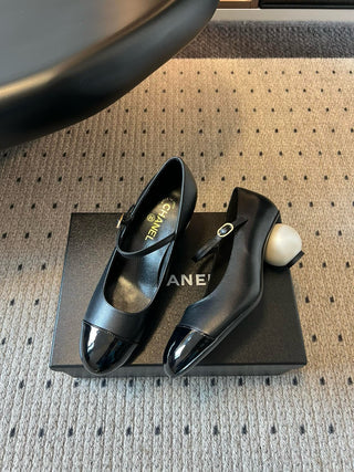 Chane* Pearl Heel Mary Janes