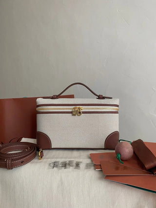 Canvas with Brown Fit (Gold Buckle) L19