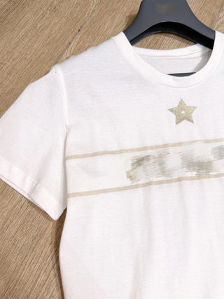 26 Early Spring New Arrival: Five-Pointed Star Embroidered Short-Sleeved T-Shirt