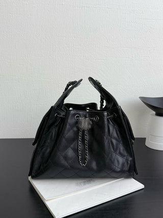 26c Caviar Black Silver Buckle Small