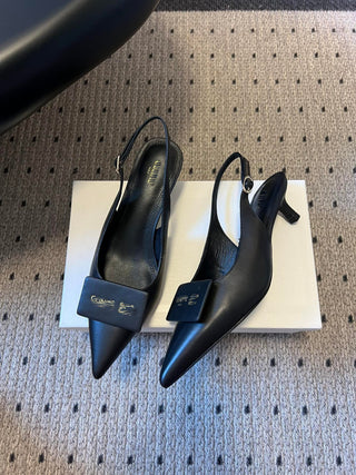 26ss Pointed-toe high heels