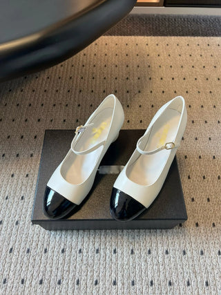 Pearl Heel Mary Janes