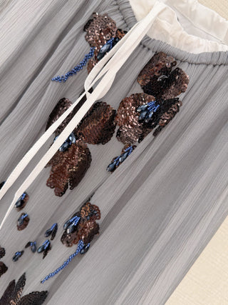 Prad*26 New Silk Two-Piece Skirt Set