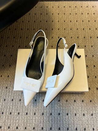 26ss Pointed-toe high heels