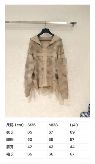 New ribbed merino wool reversible jacket