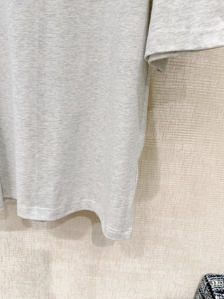 CELIN* Classic Arc de Triomphe Logo Short-Sleeve T-Shirt, grey