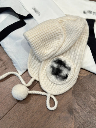 Cashmere Lei Feng Knitted Hat