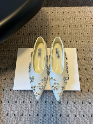 26AW New Rhinestone Single Shoes