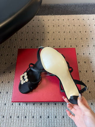 New strappy rhinestone sandals