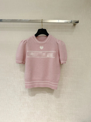 Limited Edition Christmas Knitted Short-Sleeve