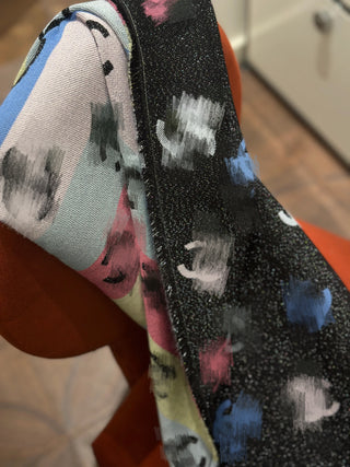 High-end custom rainbow double-sided scarf