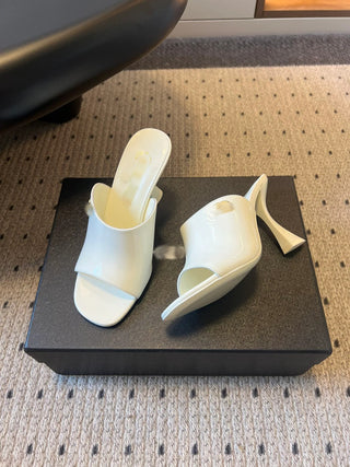 Spring/Summer New High-Heeled Mule Slippers