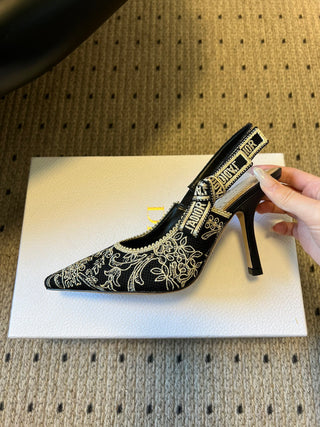 26ss Classic Pointed-Toe Bow High Heels