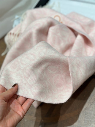 Embossed Scarf 🧣 Pink