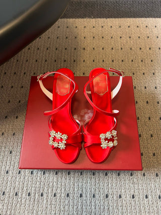 New strappy rhinestone sandals