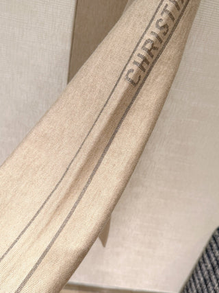 New ribbed cotton straight-leg trousers with monogram pattern.