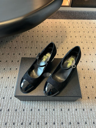 Pearl Heel Mary Janes