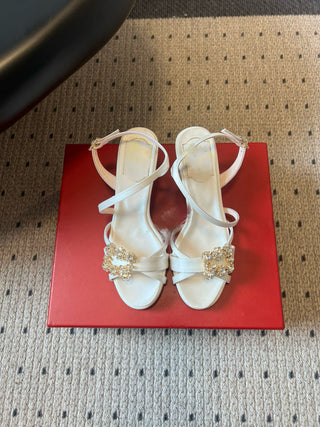 New strappy rhinestone sandals