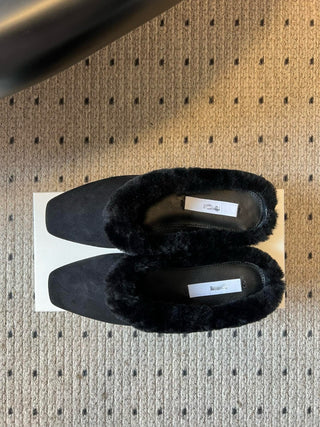 Autumn/Winter Retro Plush Mules