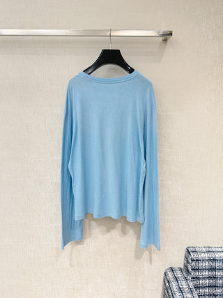 Sky Blue Classic 1996 Letter-Print T-Shirt
