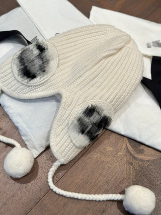 Cashmere Lei Feng Knitted Hat