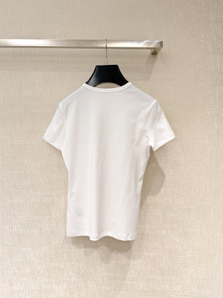 Celin*26 Printed Stretch Short-Sleeve T-Shirt