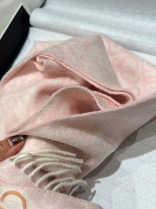 Embossed Scarf 🧣 Pink