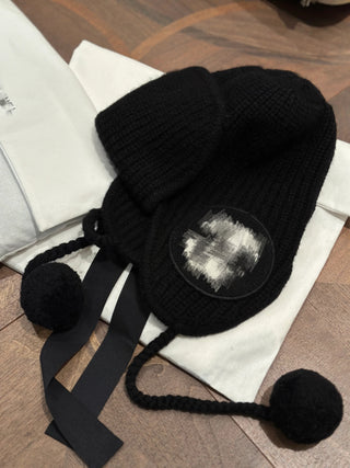 Cashmere Lei Feng Knitted Hat