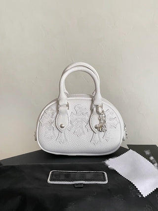 bowling bag in white.