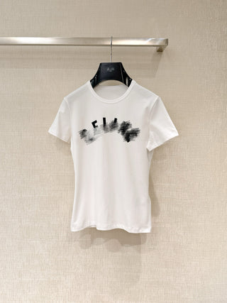 Celin*26 Printed Stretch Short-Sleeve T-Shirt