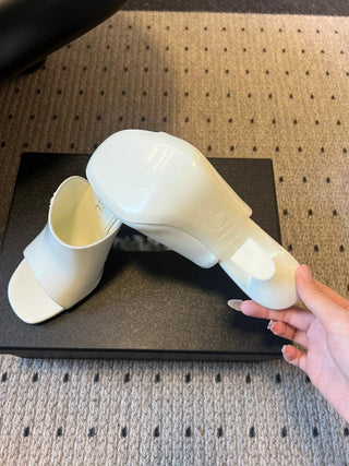 Spring/Summer New High-Heeled Mule Slippers