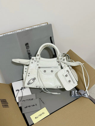 neo cagole motorcycle bag XS with white diamond