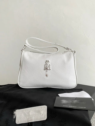 chicken nugget bag with distressed white finish 🤍