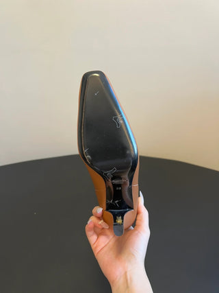 minimalist high-luxury classic pointed-toe high-heeled boots