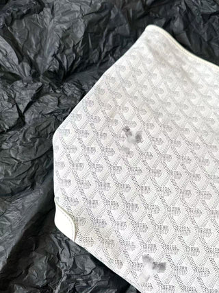 Zip-Up Tote Shopping Bag, Large/Medium, White 🤍