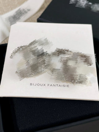 Twisted Bead Diamond Earrings