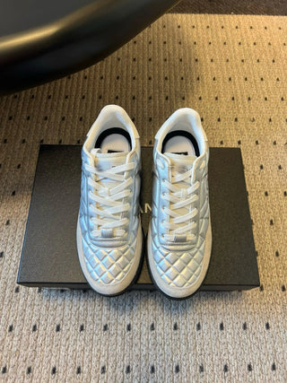 Glossy Plaid Versatile Sneakers (German Training Shoes)