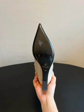 Pleated Pointed Toe Slouch Boots Tall Boots