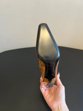 minimalist high-luxury classic pointed-toe high-heeled ankle boots