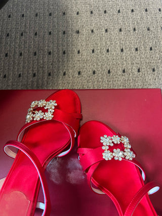 New strappy rhinestone sandals