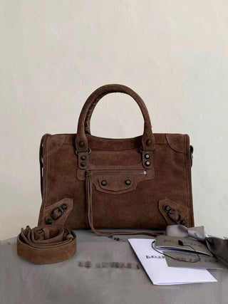 le city motorcycle bag, small/S, dark brown