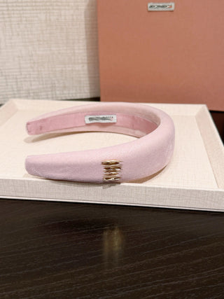 26 New logo letter velvet headband 🩷