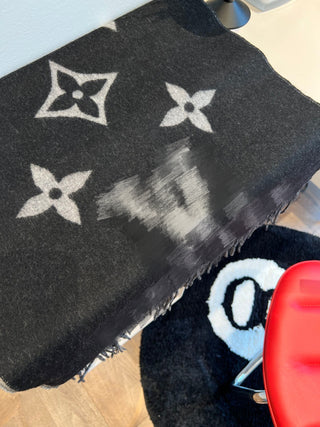 Classic double-sided cashmere scarf