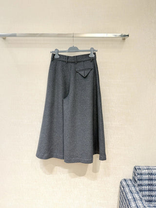 New Wool Wide-Leg Pants