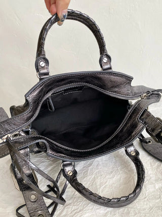 neo cagole motorcycle bag XS silver diamond