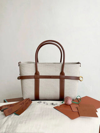 Ghiera Shopper Canvas Shopping Bag 🤎