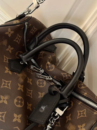 Speedy30 monogrammed black leather