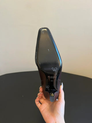 minimalist high-luxury classic pointed-toe high-heeled boots