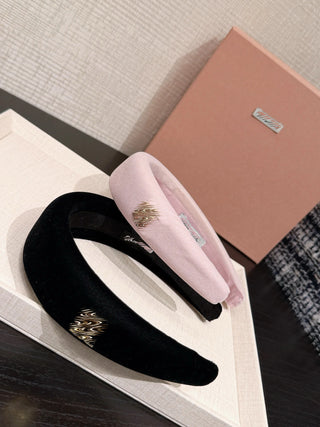 26 New logo letter velvet headband 🩷