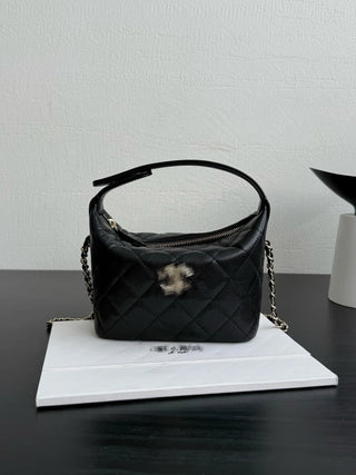 Diamond buckle lunch box bag